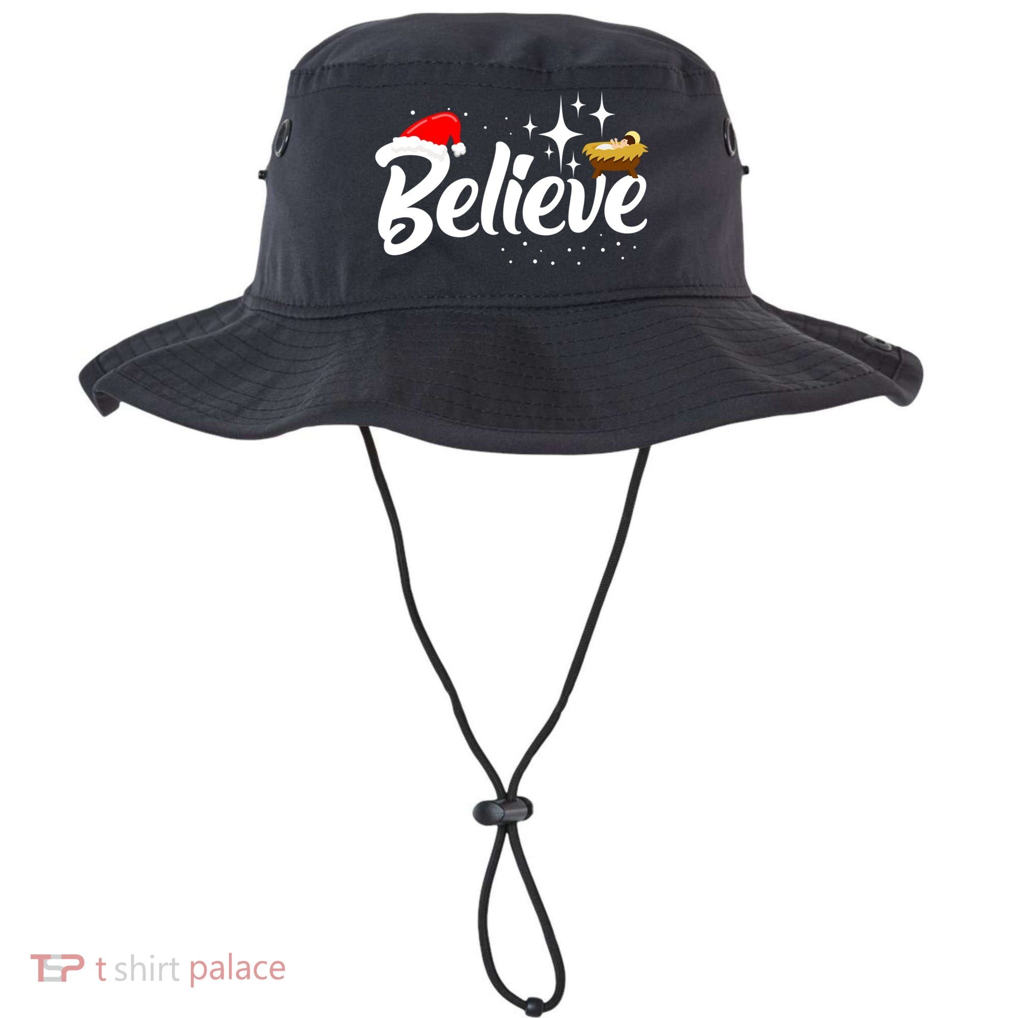 Believe Christmas Jesus Christmas Gift Bucket Hat