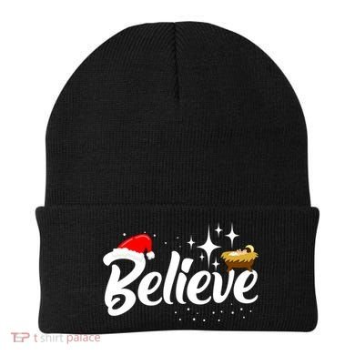 Believe Christmas Jesus Christmas Gift Beanie