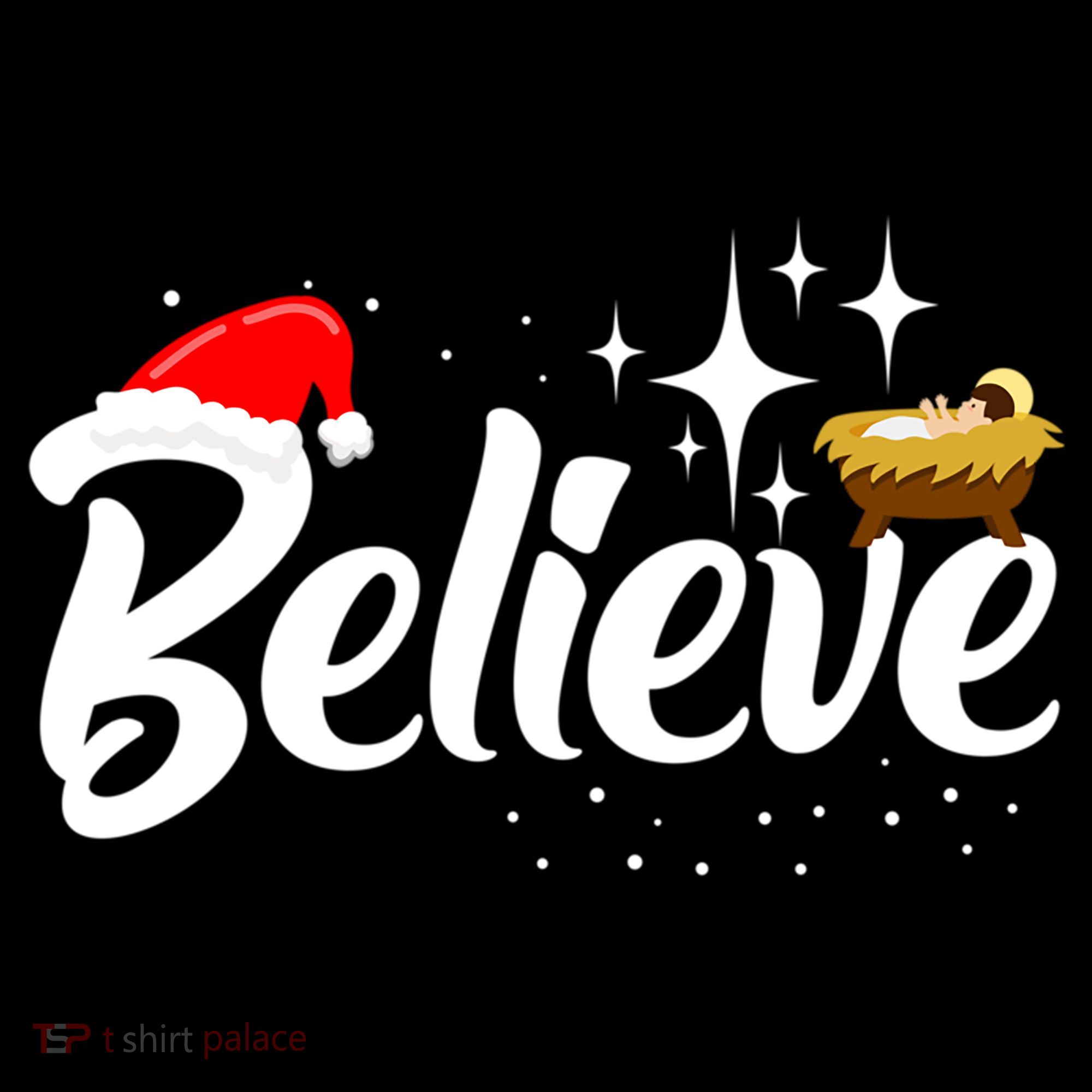 Believe Christmas Jesus Christmas Gift Pajama Set