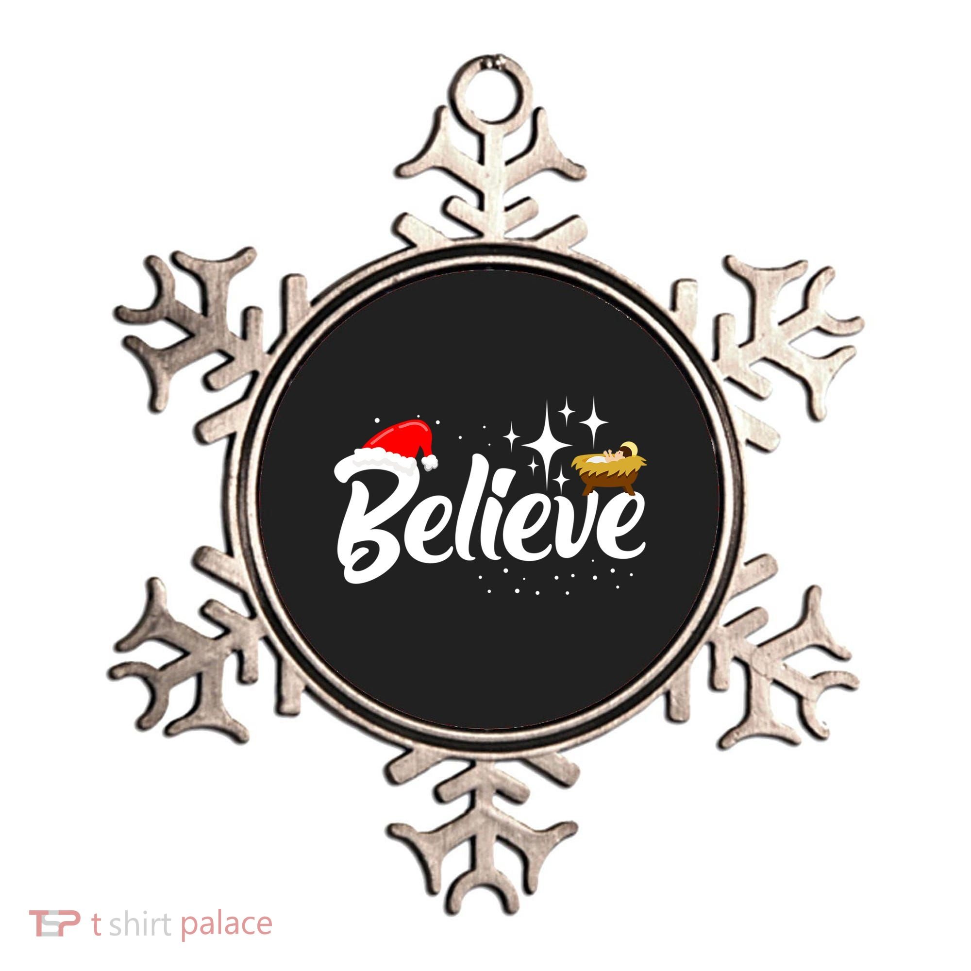 Believe Christmas Jesus Christmas Gift Ornament