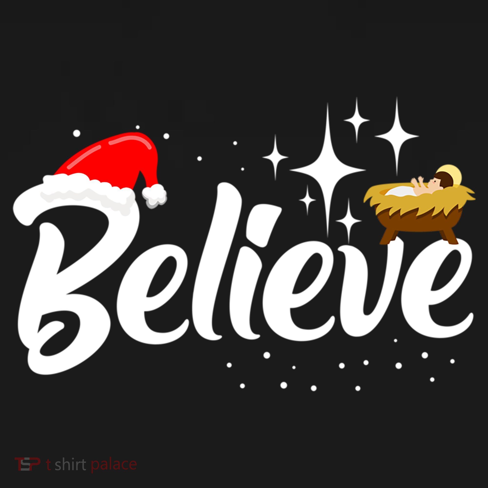 Believe Christmas Jesus Christmas Gift Ornament