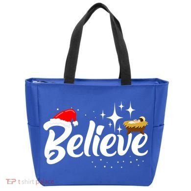 Believe Christmas Jesus Christmas Gift Tote Bag