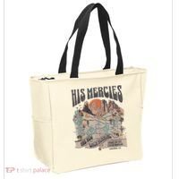 Boho Christian Jesus Apparel Faith Based His Mercies Are New Tote Bag thumb 2