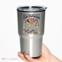 Boho Christian Jesus Apparel Faith Based His Mercies Are New Tumbler thumb 0