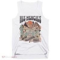 Boho Christian Jesus Apparel Faith Based His Mercies Are New Tank Top thumb 0