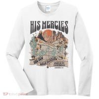 Boho Christian Jesus Apparel Faith Based His Mercies Are New Women's Long Sleeve Shirt thumb 0