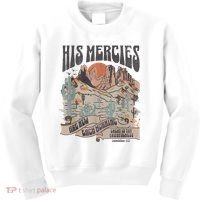 Boho Christian Jesus Apparel Faith Based His Mercies Are New Kids Sweatshirt thumb 0