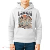 Boho Christian Jesus Apparel Faith Based His Mercies Are New Kids Hoodie thumb 4