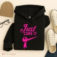 Breast Cancer Just Cure It Hoodie thumb 4