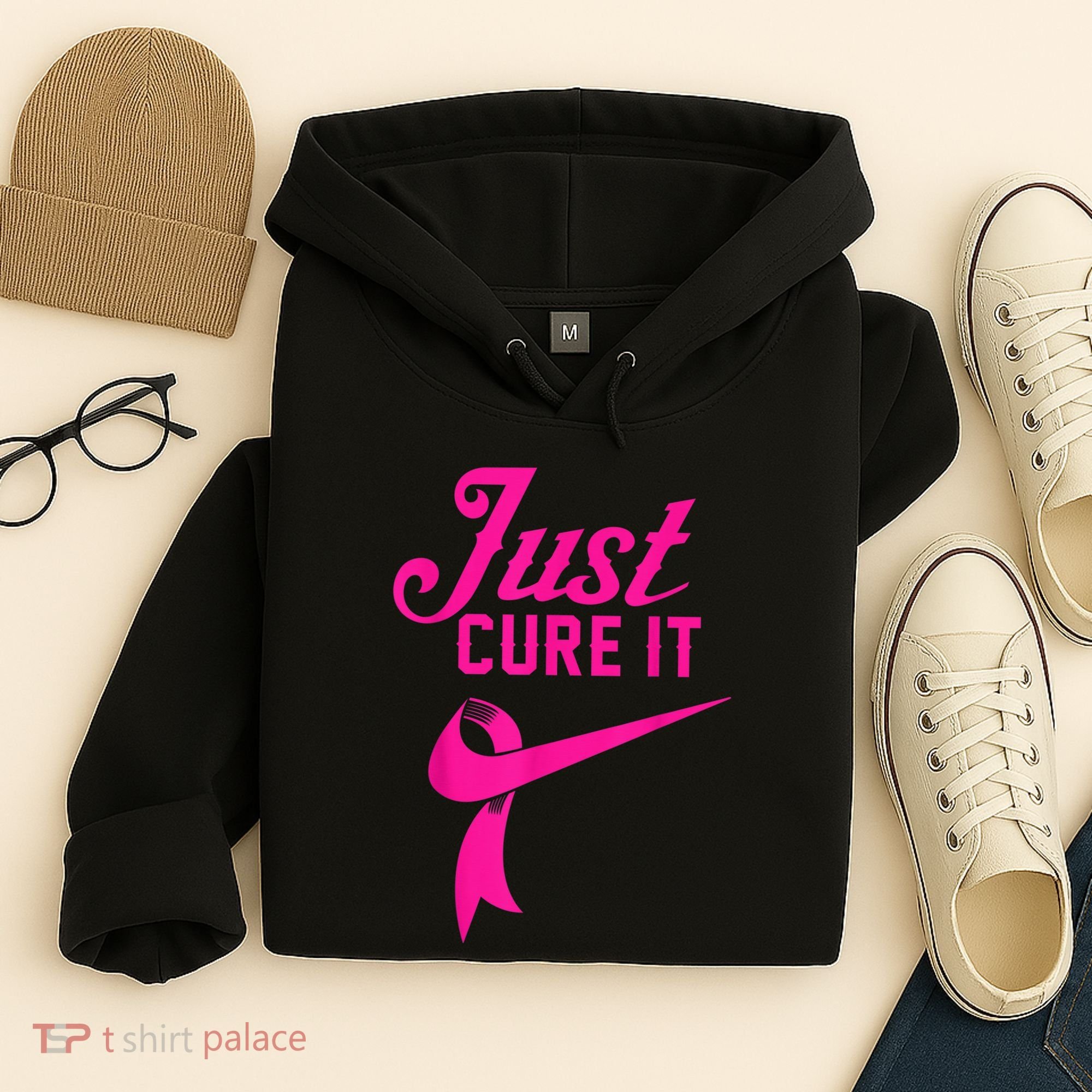 Breast Cancer Just Cure It Hoodie
