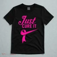 Breast Cancer Just Cure It T-Shirt thumb 5
