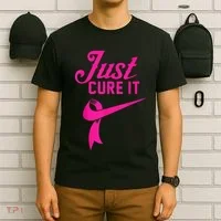 Breast Cancer Just Cure It T-Shirt thumb 6