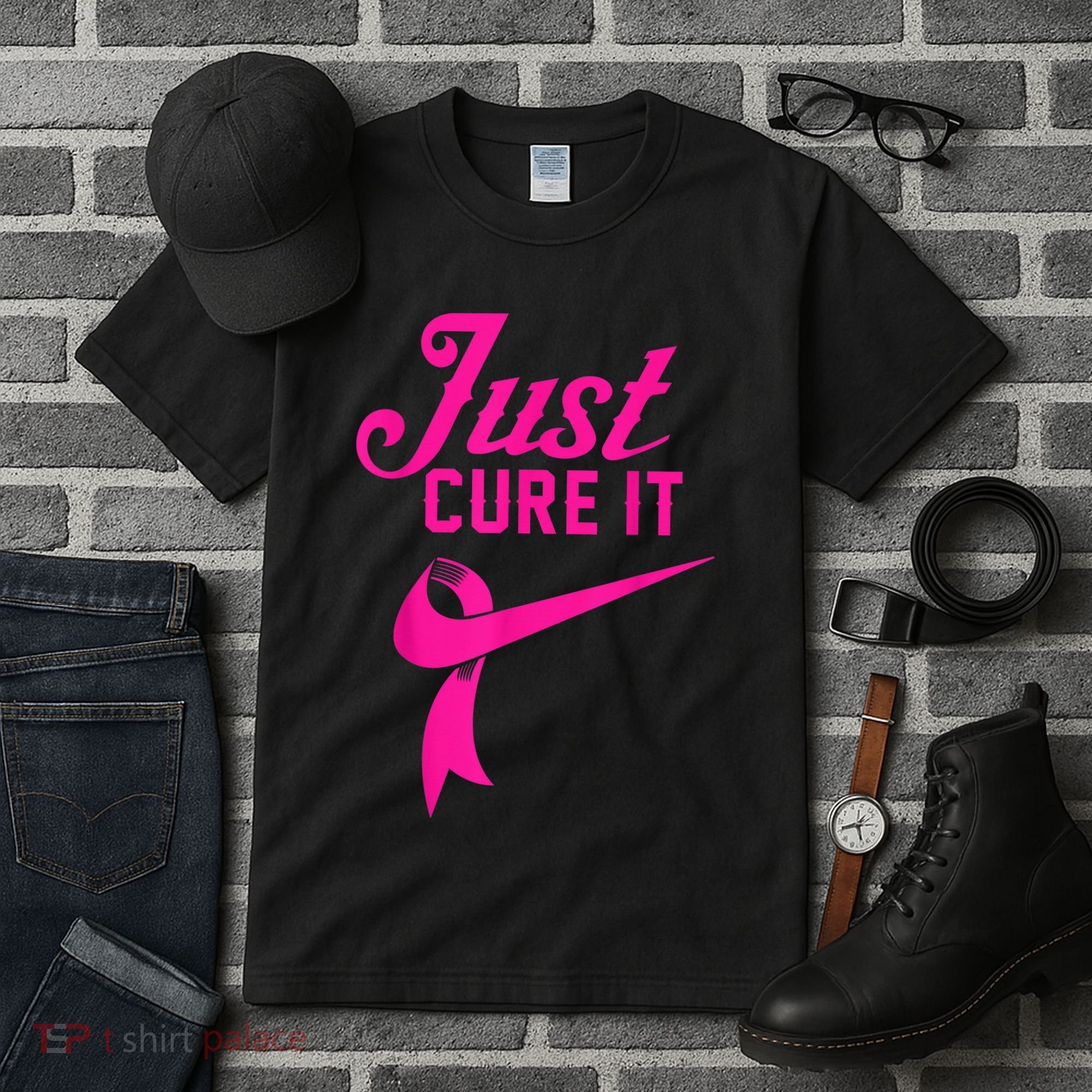 Breast Cancer Just Cure It Tall T-Shirt