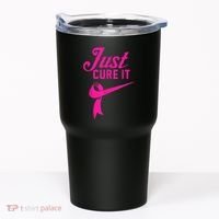 Breast Cancer Just Cure It Tumbler thumb 0