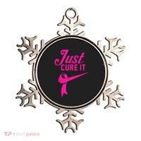 Breast Cancer Just Cure It Ornament thumb 0