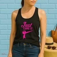 Breast Cancer Just Cure It Women's Tank Top thumb 2