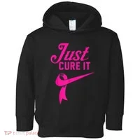 Breast Cancer Just Cure It Toddler Hoodie thumb 0