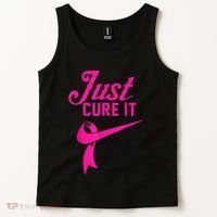 Breast Cancer Just Cure It Tank Top thumb 2