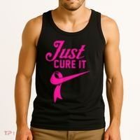 Breast Cancer Just Cure It Tank Top thumb 3