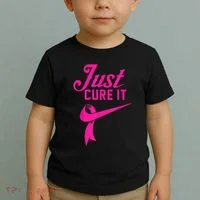Breast Cancer Just Cure It Toddler T-Shirt thumb 2