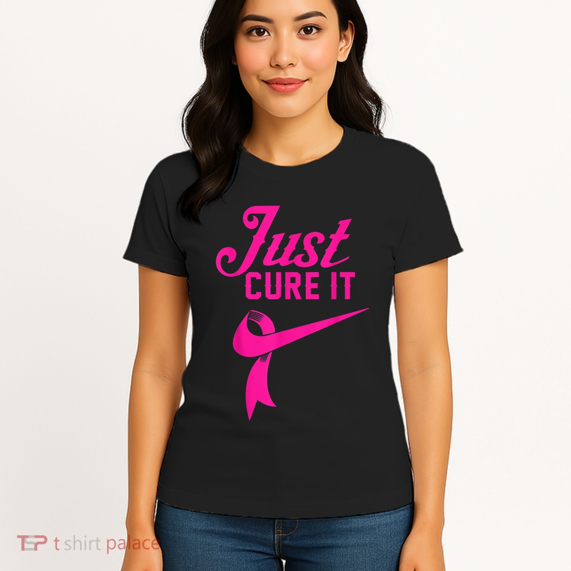 Breast Cancer Just Cure It Women's T-Shirt