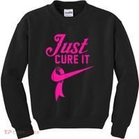Breast Cancer Just Cure It Kids Sweatshirt thumb 0