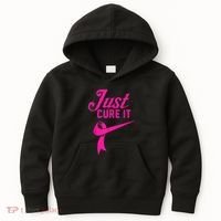Breast Cancer Just Cure It Kids Hoodie thumb 0