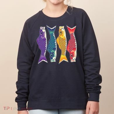 Bright Colorful Japanese Koi Carp Fish Women's Sweatshirt