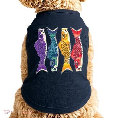 Bright Colorful Japanese Koi Carp Fish Doggie Tank