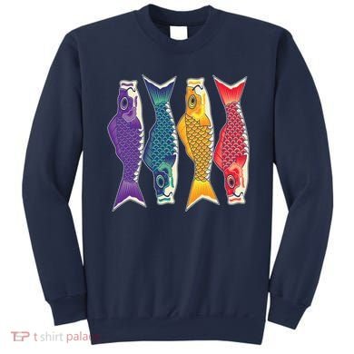 Bright Colorful Japanese Koi Carp Fish Sweatshirt