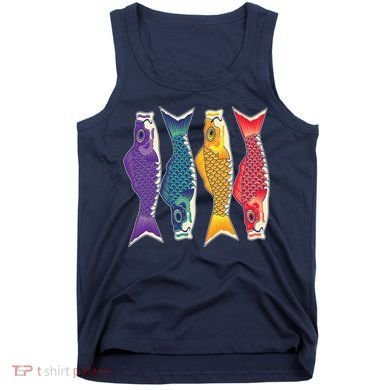 Bright Colorful Japanese Koi Carp Fish Tank Top