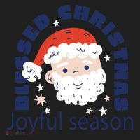 Blessed Christmas Joyful Season Santa Claus Beanie thumb 2