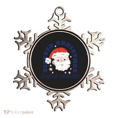 Blessed Christmas Joyful Season Santa Claus Ornament