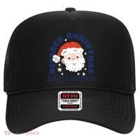 Blessed Christmas Joyful Season Santa Claus Hat thumb 0