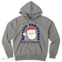 Blessed Christmas Joyful Season Santa Claus Hoodie thumb 0