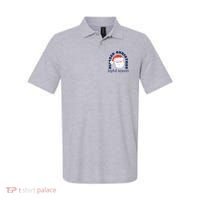 Blessed Christmas Joyful Season Santa Claus Polo thumb 0
