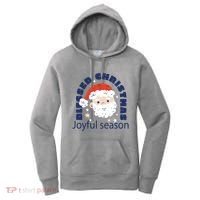 Blessed Christmas Joyful Season Santa Claus Women's Hoodie thumb 0
