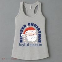 Blessed Christmas Joyful Season Santa Claus Women's Tank Top thumb 3