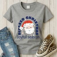 Blessed Christmas Joyful Season Santa Claus Women's T-Shirt thumb 3