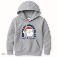 Blessed Christmas Joyful Season Santa Claus Kids Hoodie thumb 0