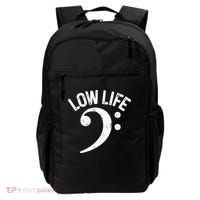 Bass Clef Low Life Music Marching Band Low Brass Bass Note Backpack thumb 0