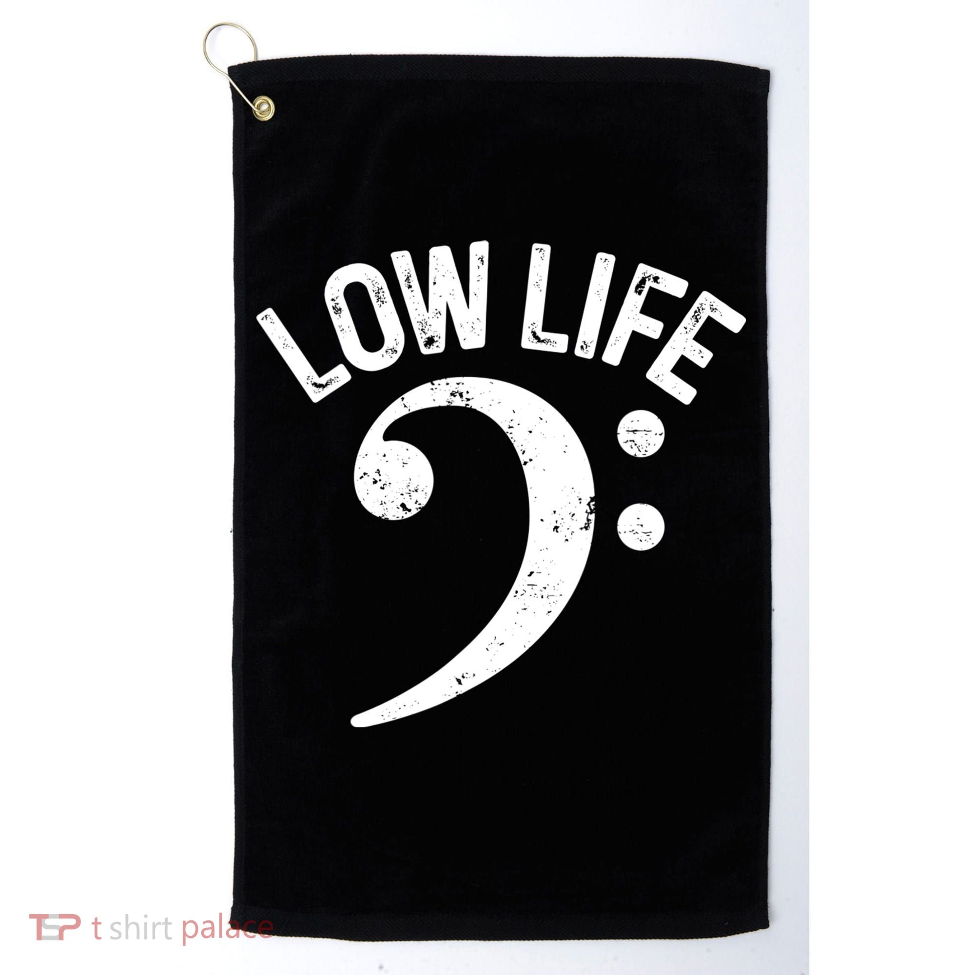 Bass Clef Low Life Music Marching Band Low Brass Bass Note Golf Towel