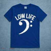 Bass Clef Low Life Music Marching Band Low Brass Bass Note T-Shirt thumb 5