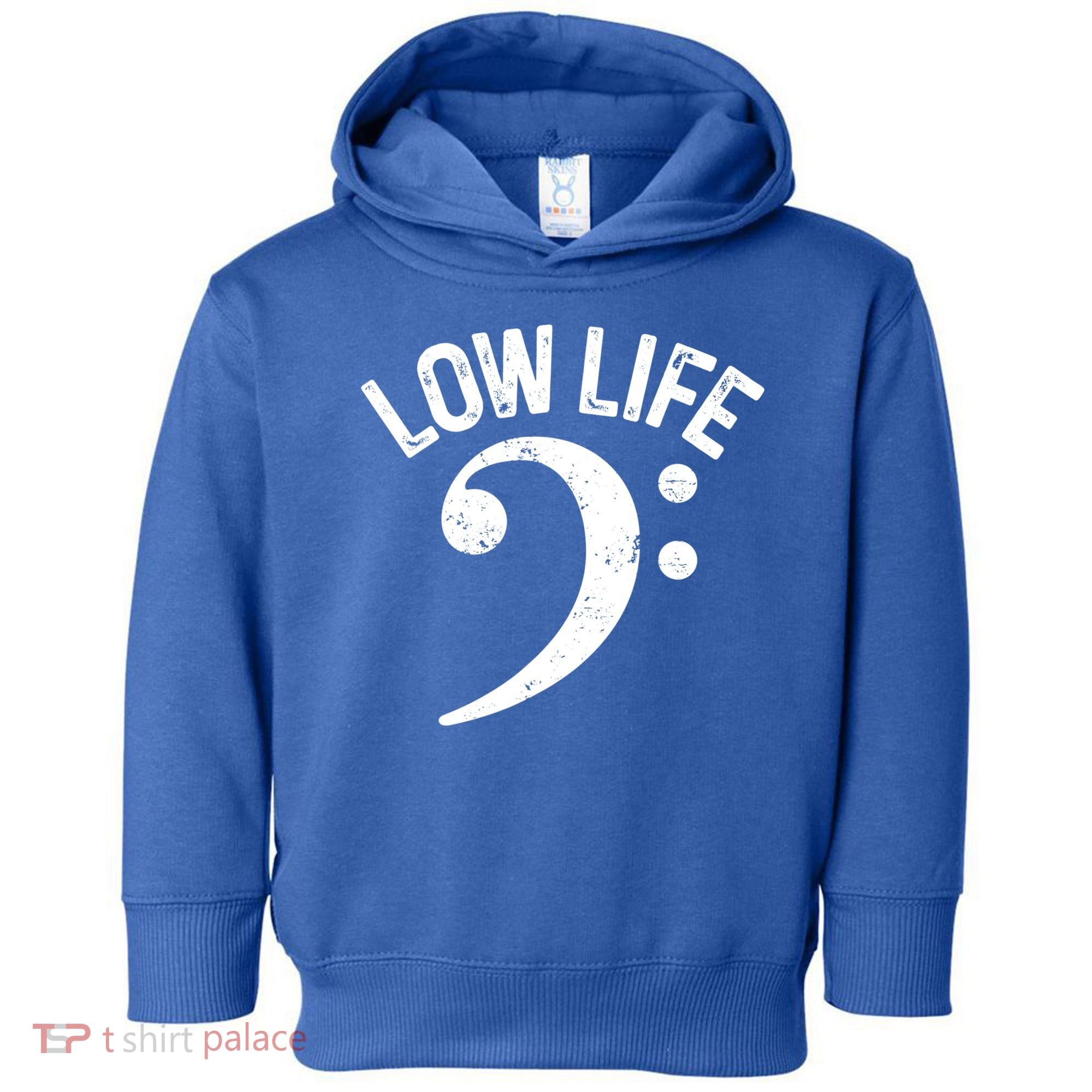 Bass Clef Low Life Music Marching Band Low Brass Bass Note Toddler Hoodie