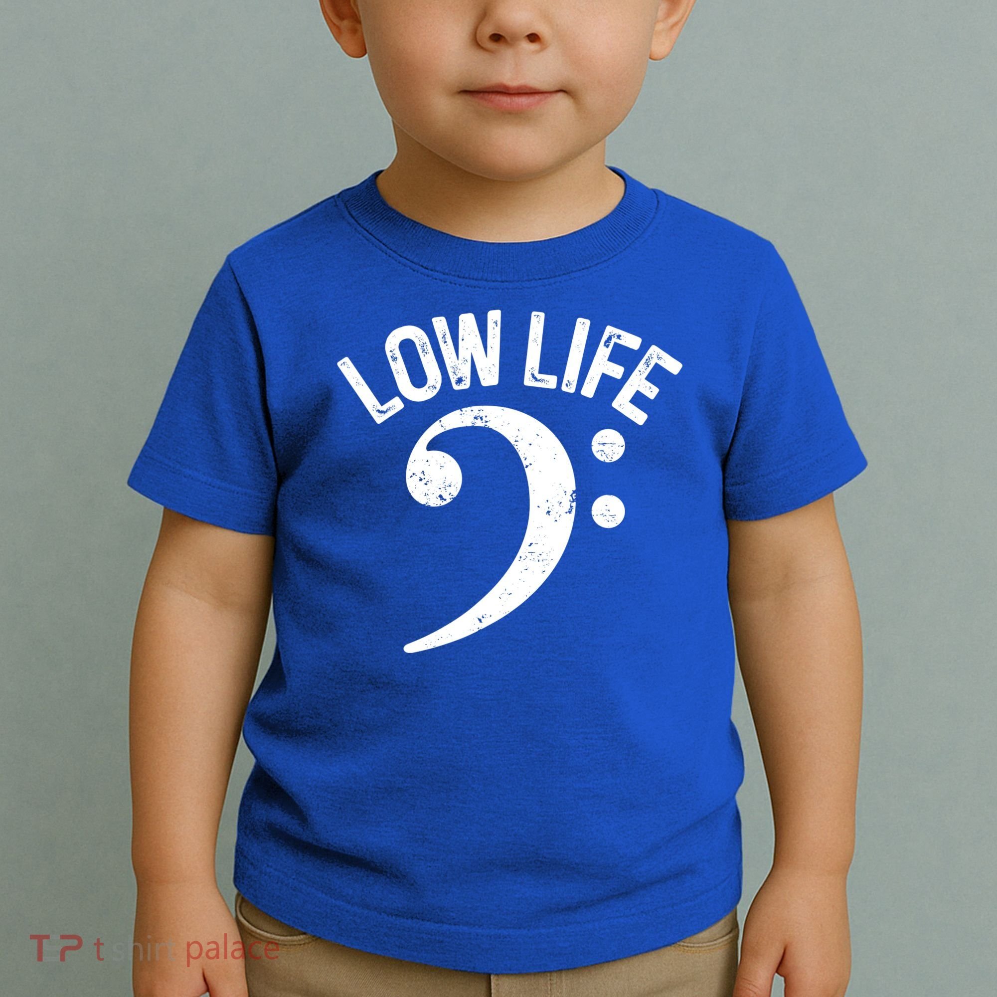 Bass Clef Low Life Music Marching Band Low Brass Bass Note Toddler T-Shirt