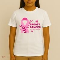 Breast Cancer LetS Fight Together Ribbon T-Shirt thumb 4