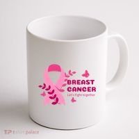Breast Cancer LetS Fight Together Ribbon Coffee Mug thumb 1