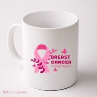 Breast Cancer LetS Fight Together Ribbon Coffee Mug thumb 0