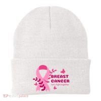 Breast Cancer LetS Fight Together Ribbon Beanie thumb 0