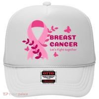 Breast Cancer LetS Fight Together Ribbon Hat thumb 0